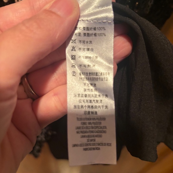 French Connection Estari Sequin Cut-Out Dress in Ombre Silver Size 2 NWT - Picture 7 of 7